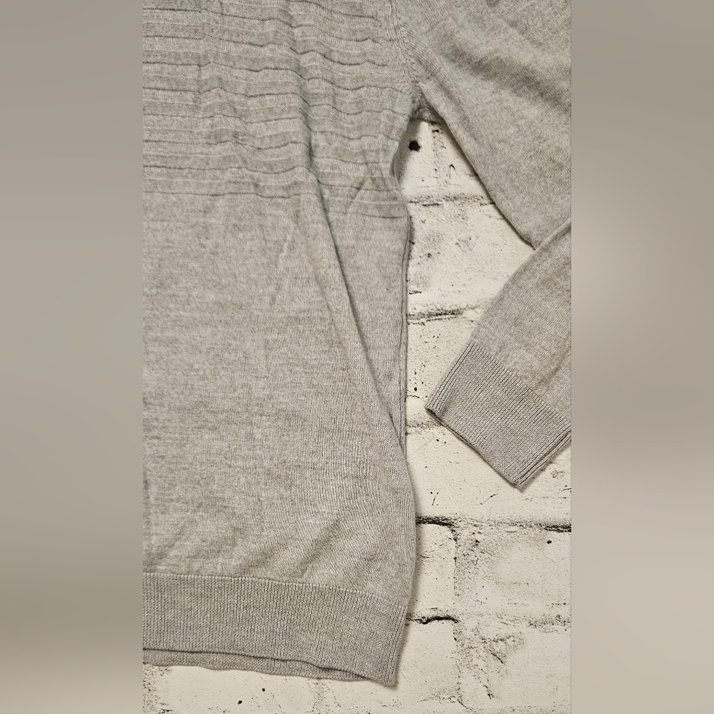 Hörst Italian Wool Blend Turtleneck Sweater Mens XL Gray Made in Italy - Picture 7 of 12